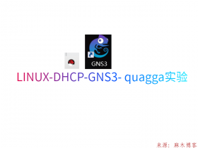 LINUX-DHCP-GNS3- quagga实验