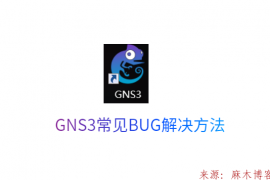 GNS3常见BUG解决方法
