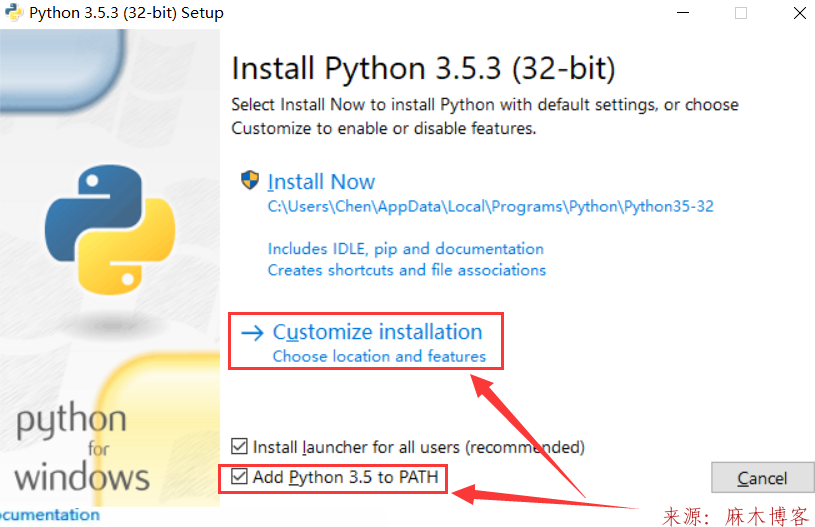 window10安装python3.5.3及分享python3.7.0第2张-麻木站
